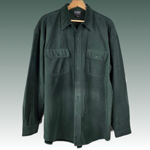 Knightsbridge Faux Suede Button-Down Shirt